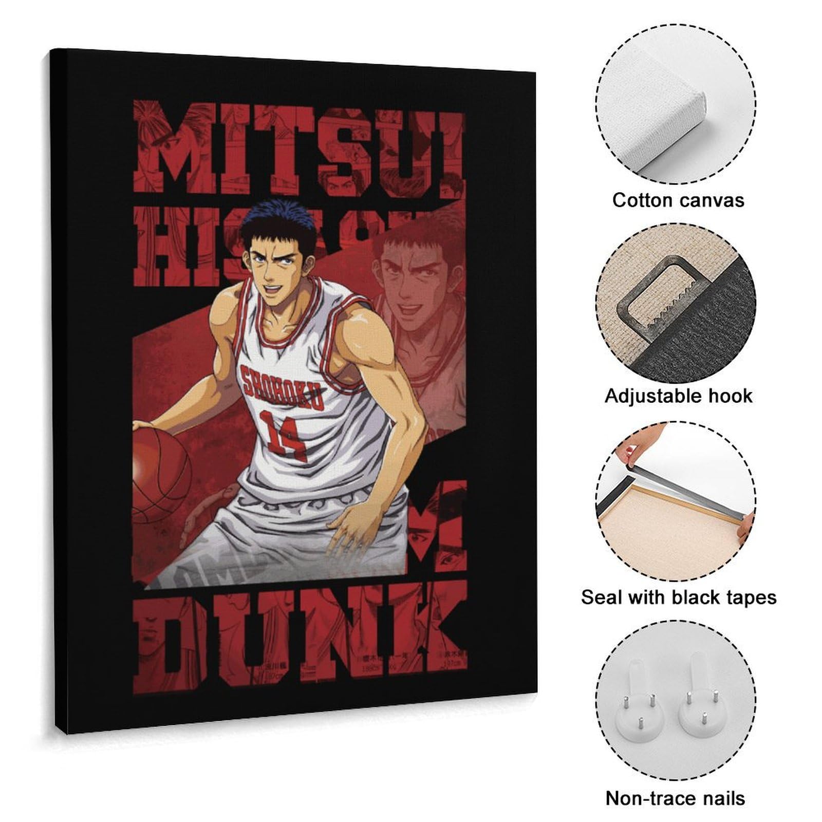 Amazon.co.jp: アートパネル スラムダンク 三井寿 装飾画 30x40cm