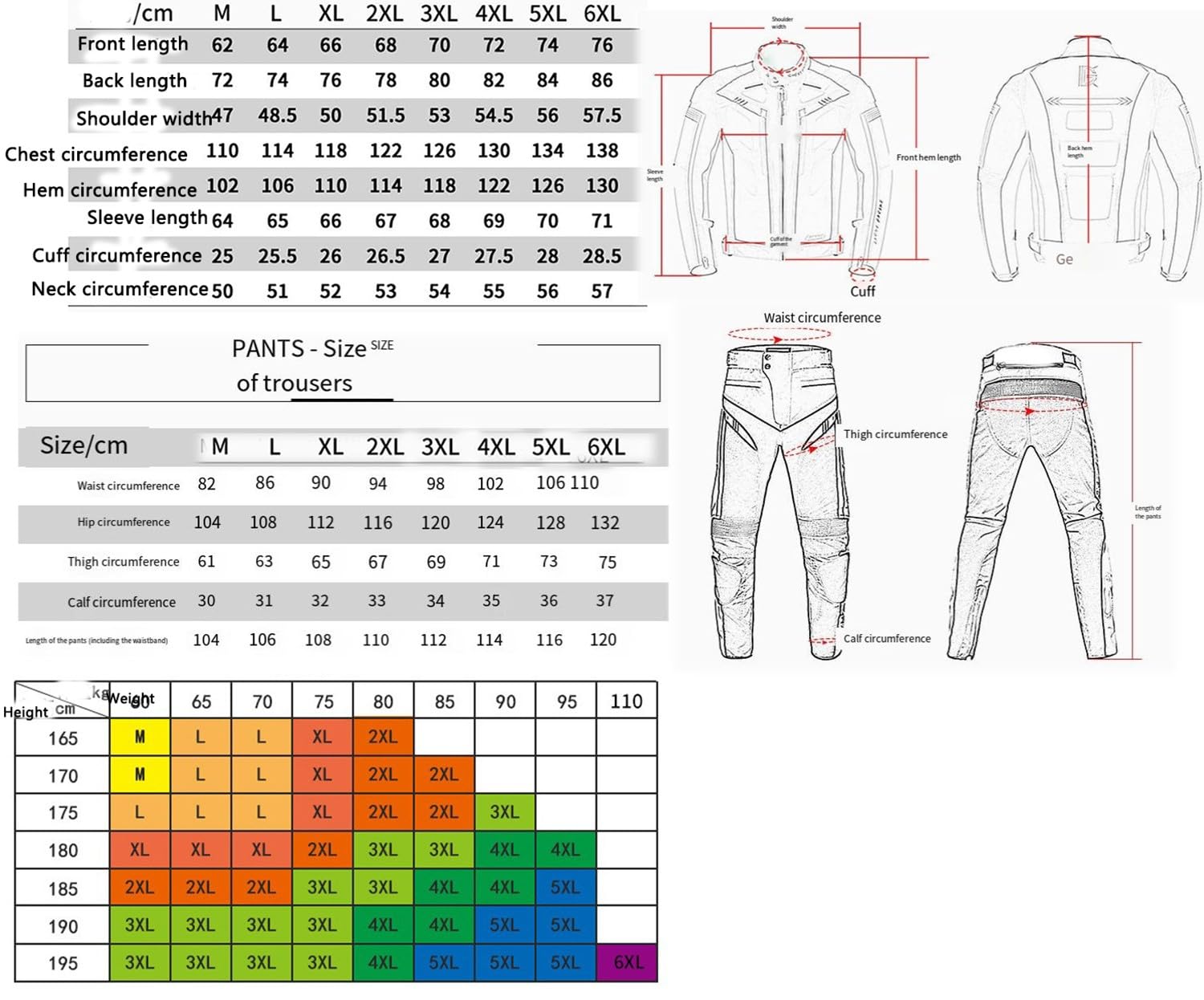 BLUEZY Wasserdichter Motorradanzug Für Herren, Motorradkombi, Motorradjacke Und -Hose Mit CE-Protektoren Motorrad Abnehmbare Rüstung Schutzkleidung Herren, Motorrad Spotlich B,XL