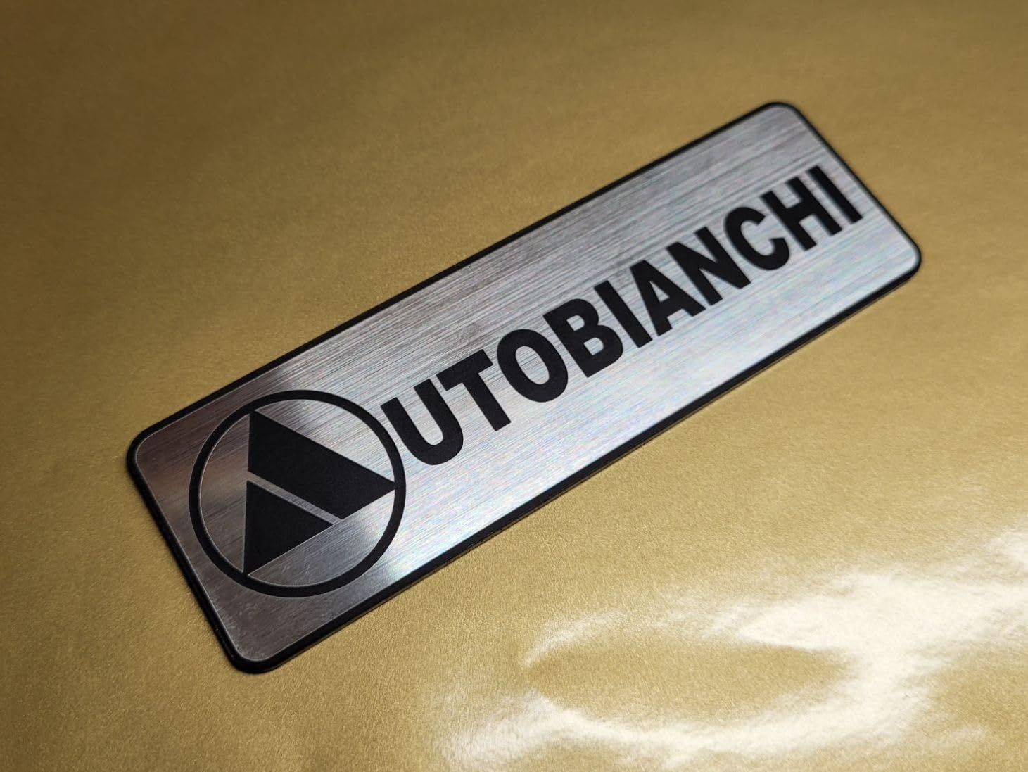 Amazon.co.jp: Autobianchi アウトビアンキ ステッカー サイン バッジ