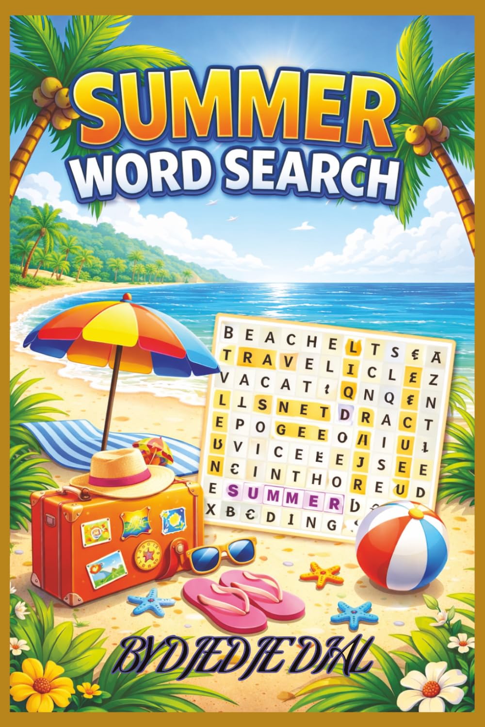 Summer Word Search Puzzle Book: Easy and Enjoyable Puzzles with Sunshine, Travel, and Holiday Themes