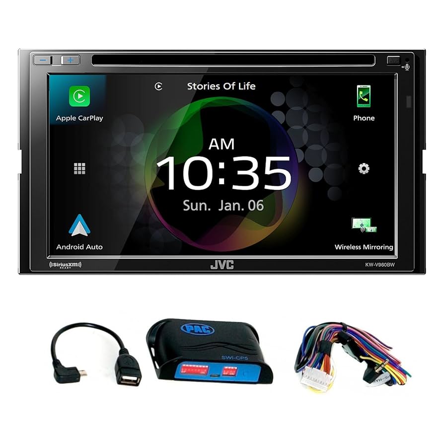 JVC 60インチ Amazon.com: JVC KW-V960BW Works with Wireless CarPlay