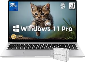 Samsung Galaxy Book4 Business Laptop con accesorios, Intel 10-Core 7-150U, pantalla FHD de 15.6 pulgadas, KB retroiluminado, lector de huellas dactilares, Win 11 Pro, 16 GB de RAM, SSD de 2 TB