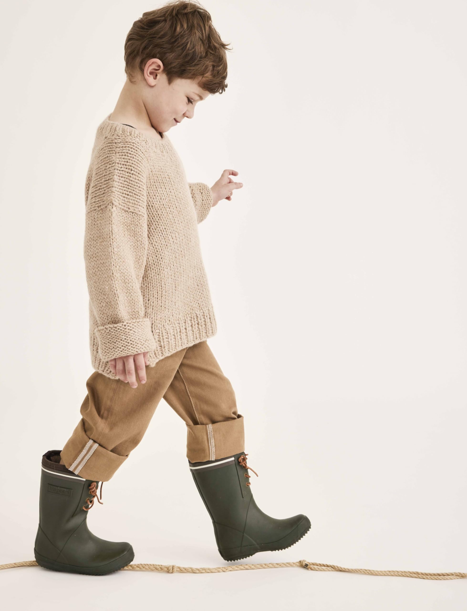 Bisgaard Rubber Boot – Lace Thermo, Stivali in Gomma Unisex-Bambini e Ragazzi