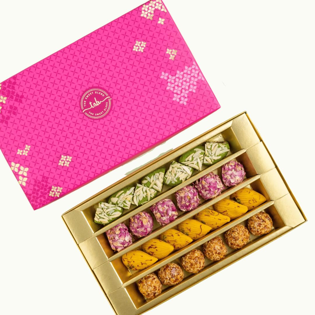 THE SWEET BLEND Exotic Mithai Box | 750 gm | Premium Gift Box | Assorted Indian Mithai | Perfect for Gifting |Ideal for Celebrations and Special Occasions | Gift Hamper | Sweets gift box | Rich Flavors and Fresh Ingredients (B0CJ9XMSM4) Amazon Price History, Amazon Price Tracker