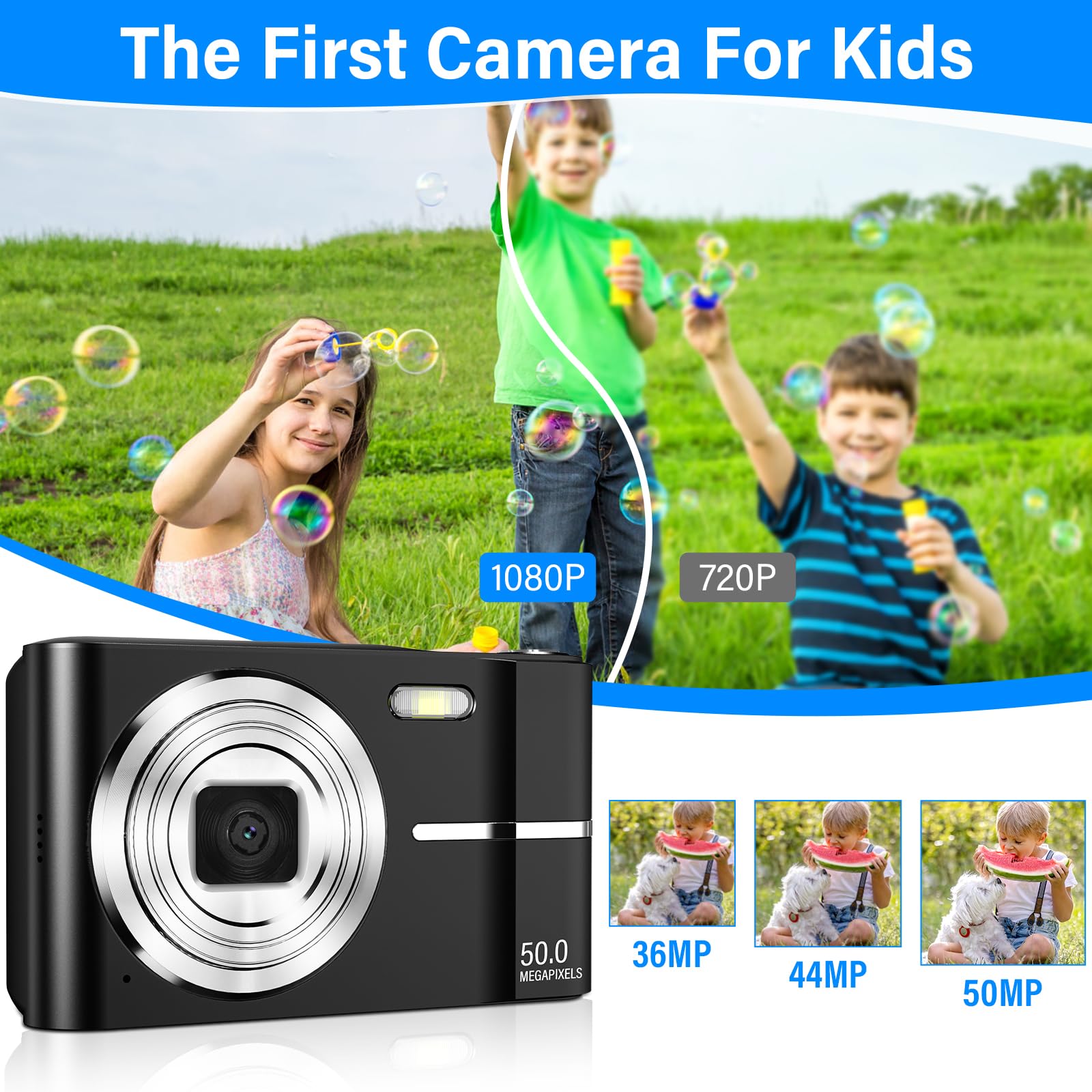 1080p digitale camera's, compacte camera 2,4 inch LCD HD 36 megapixel