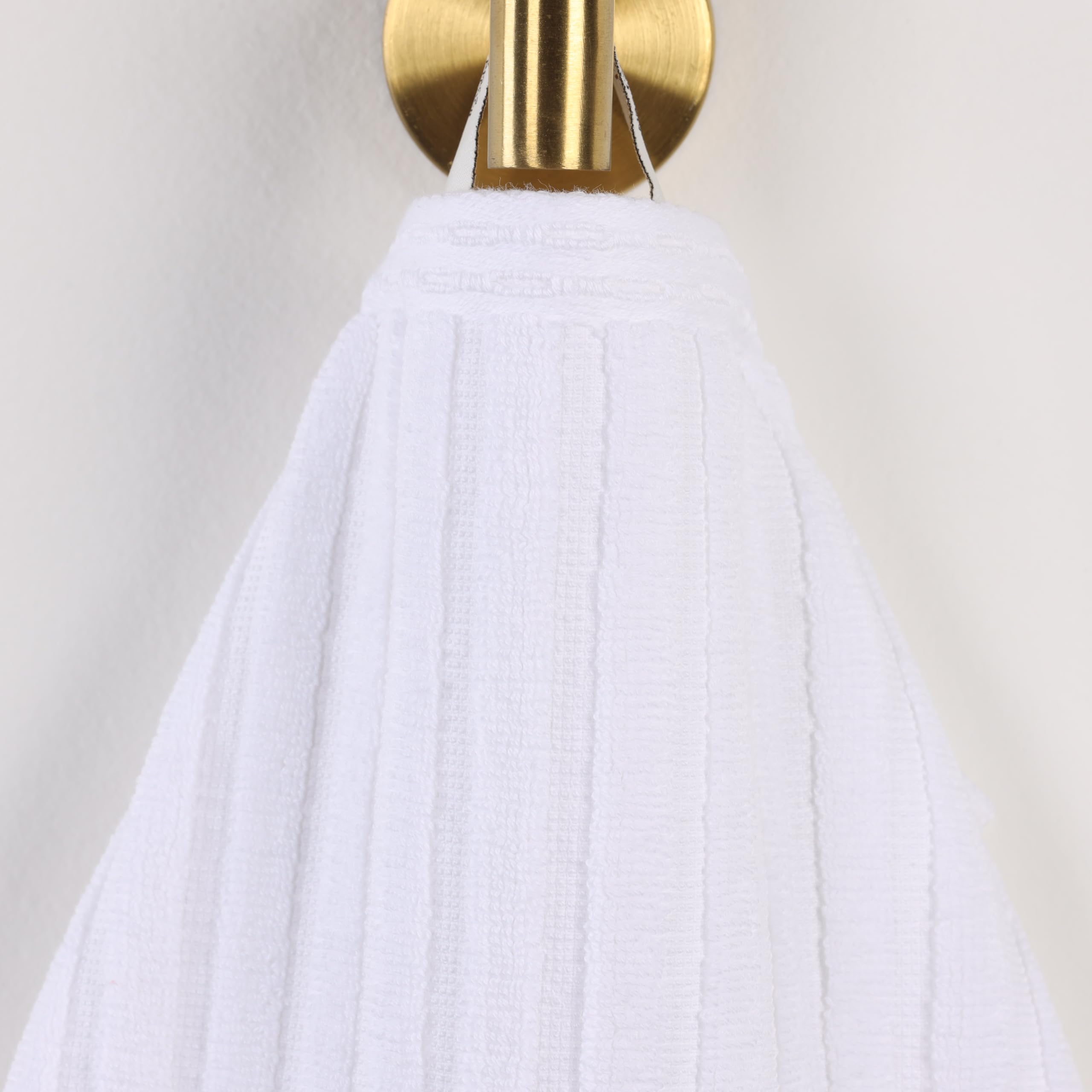 SUPERIOR Juego de 12 toallas de algodón para la cara, uso diario, para baño, baño de invitados, toallas pequeñas de secado rápido, para cara, manos, gimnasio, spa, hotel, absorbentes, esenciales para