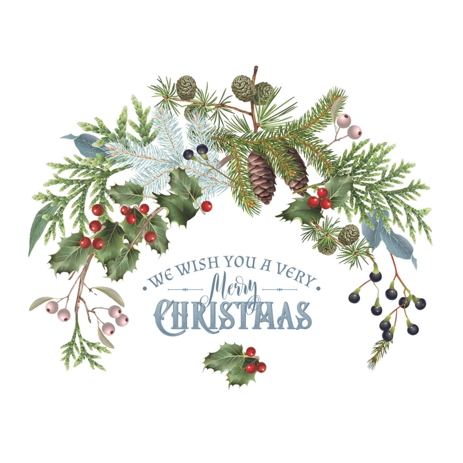 Fensterbilder Weihnachten Selbstklebend Weihnachts Girlande Aufkleber Weihnachtsmann Wandaufkleber Merry Christmas Stickers PVC Aufkleber Weihnachtsdekoration (K)