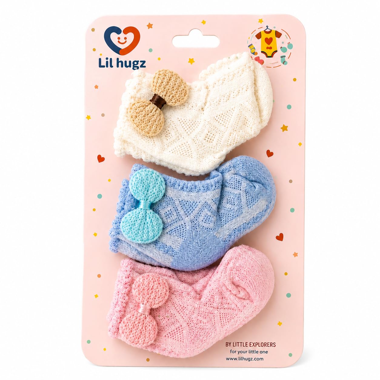 lil hugz Little Luxe Warm Furry Baby Booties, Blue, 0-6 Months-picture-23
