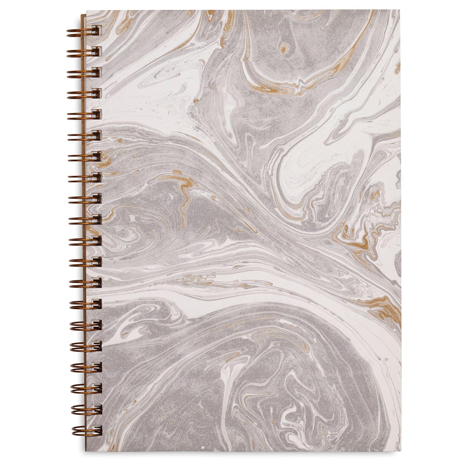 "Gray & Gold Marbled" Journal (Notebook, Diary)