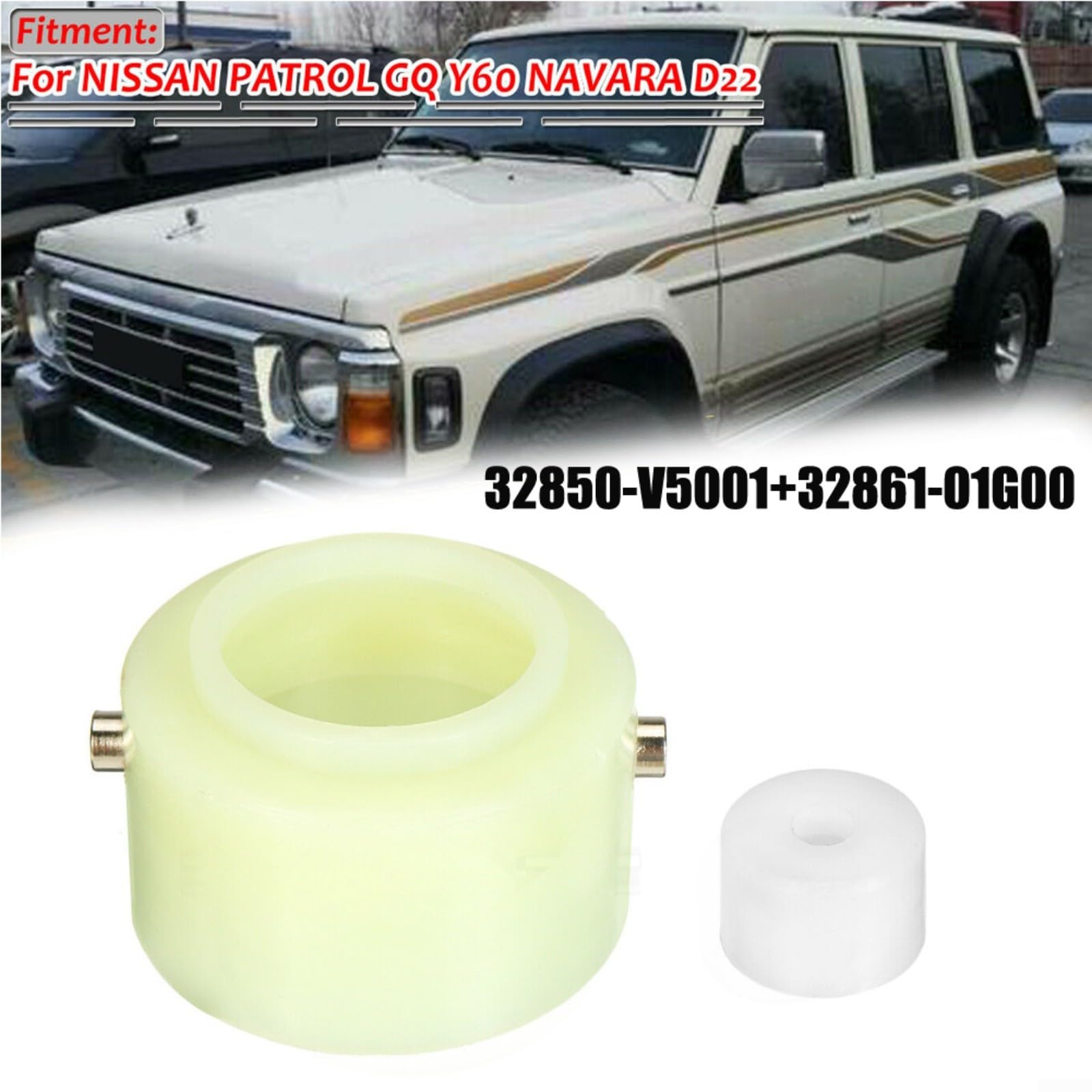 Kit de bagues de rechange pour Nissan Patrol Y60 et Navara D22, numéros de pièces du fabricant 32861 01G00 et 32850 V5001