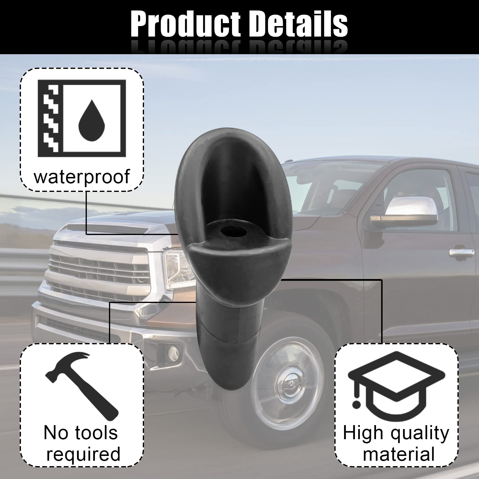 アンテナ取り付け用　タイヤベース Amazon.co.jp: 高耐久バレルスプリング取り付けベース、2個高