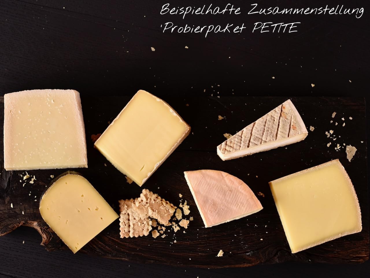 Käseplatte Probierpaket 6-8 Sorten 1000g