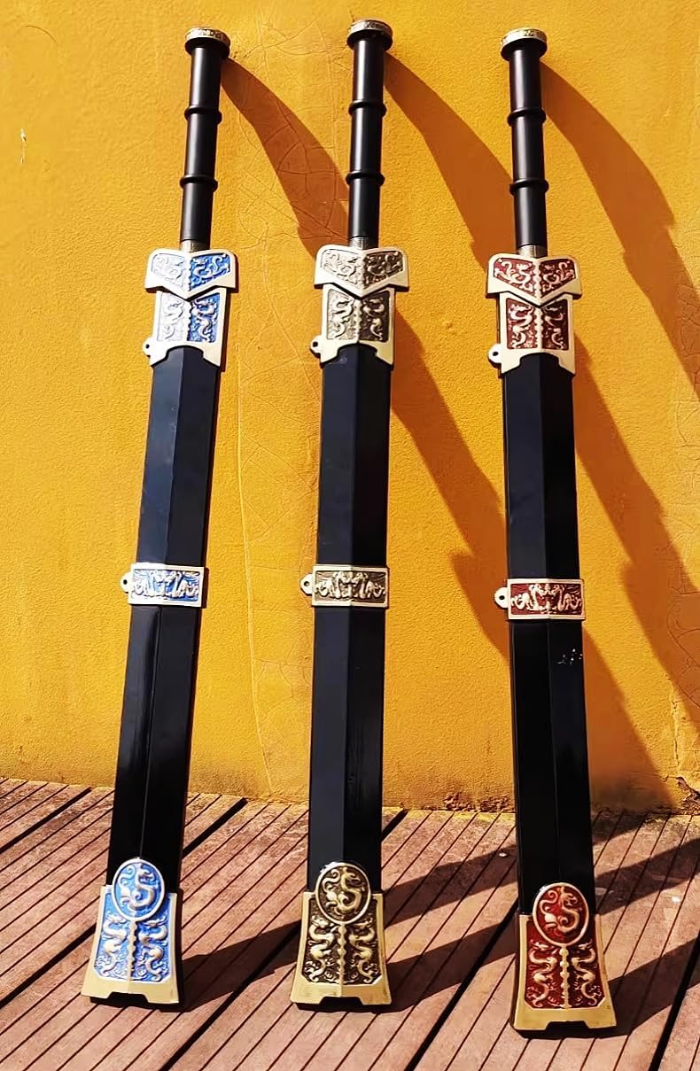 damdos Halloween Prop Cosplay Sword Chinese Traditional Sword,Kung Fu Sword of Han Dynastiy Sword Role Playing Birthdays Gifts