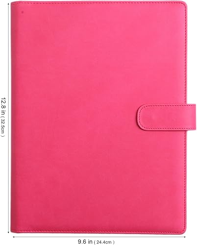 Miniatura 8 de Portafolio de negocios de 12.8 x 9.6 pulgadas, el teléfono inteligente se puede utilizar en organizador de documentos, carpeta de archivos de