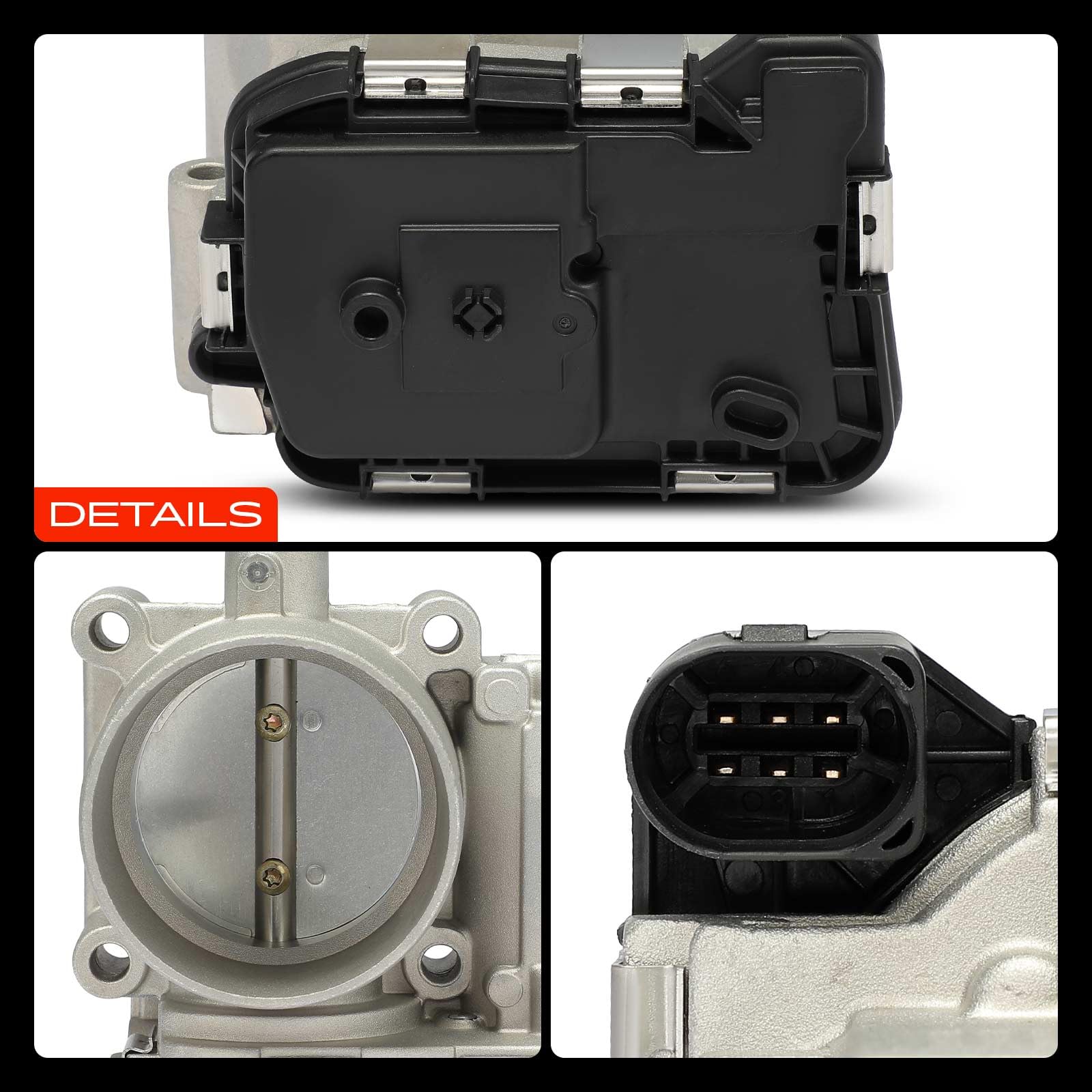 Frankberg Drosselklappenstutzen Benzin Kompatibel mit A3 8P1 1.6L 2003-2007 A3 Sportback 8PA 1.6L 2004-2007 Oct.avia II 1Z3 1Z5 1.6L 2004-2008 E.OS 1F7 1F8 Replace# 03C133062A