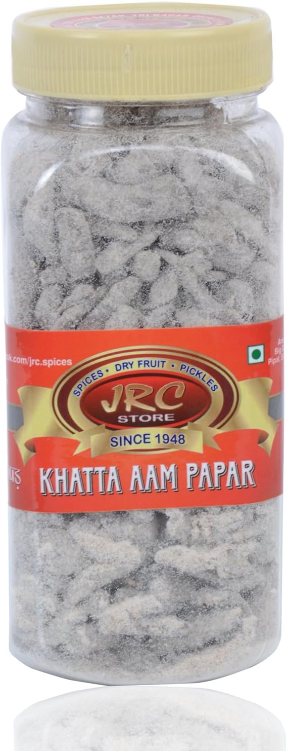 JRC Khatta Aam Papad Mango Slice Aam Pachak Churan/Aam Lachha/Tasty Dry Mango Candy/Digestive After-Meal Mukhwas Mouth Freshener 200 gm