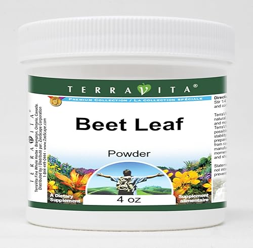 Terravita Polvo de hoja de remolacha (4 oz, ZIN 519174) - Paquete de 3