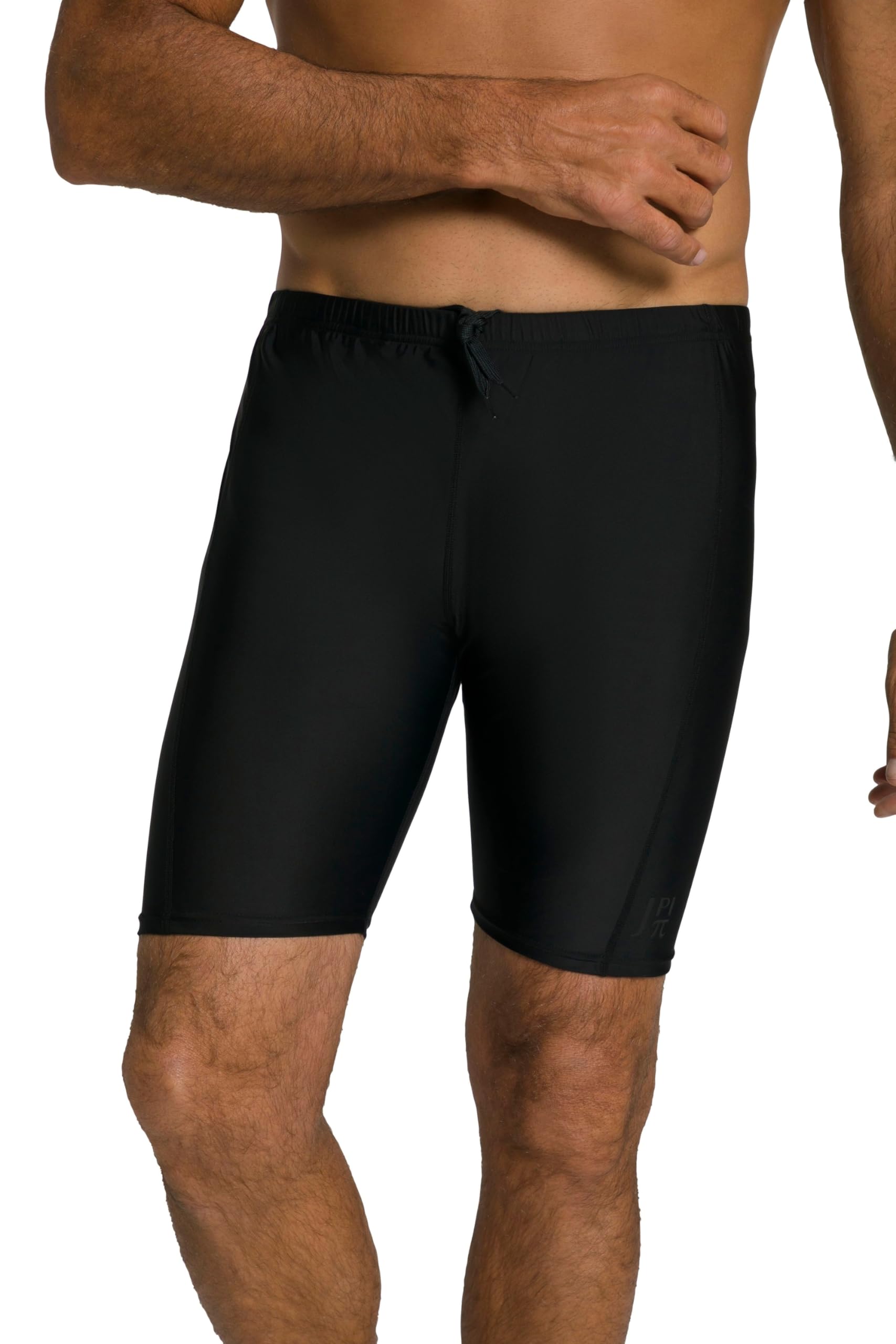 JP 1880 Men's Jay-PI Swimming Trunks, Beachwear, Elastic Waistband, Black, 7XL
