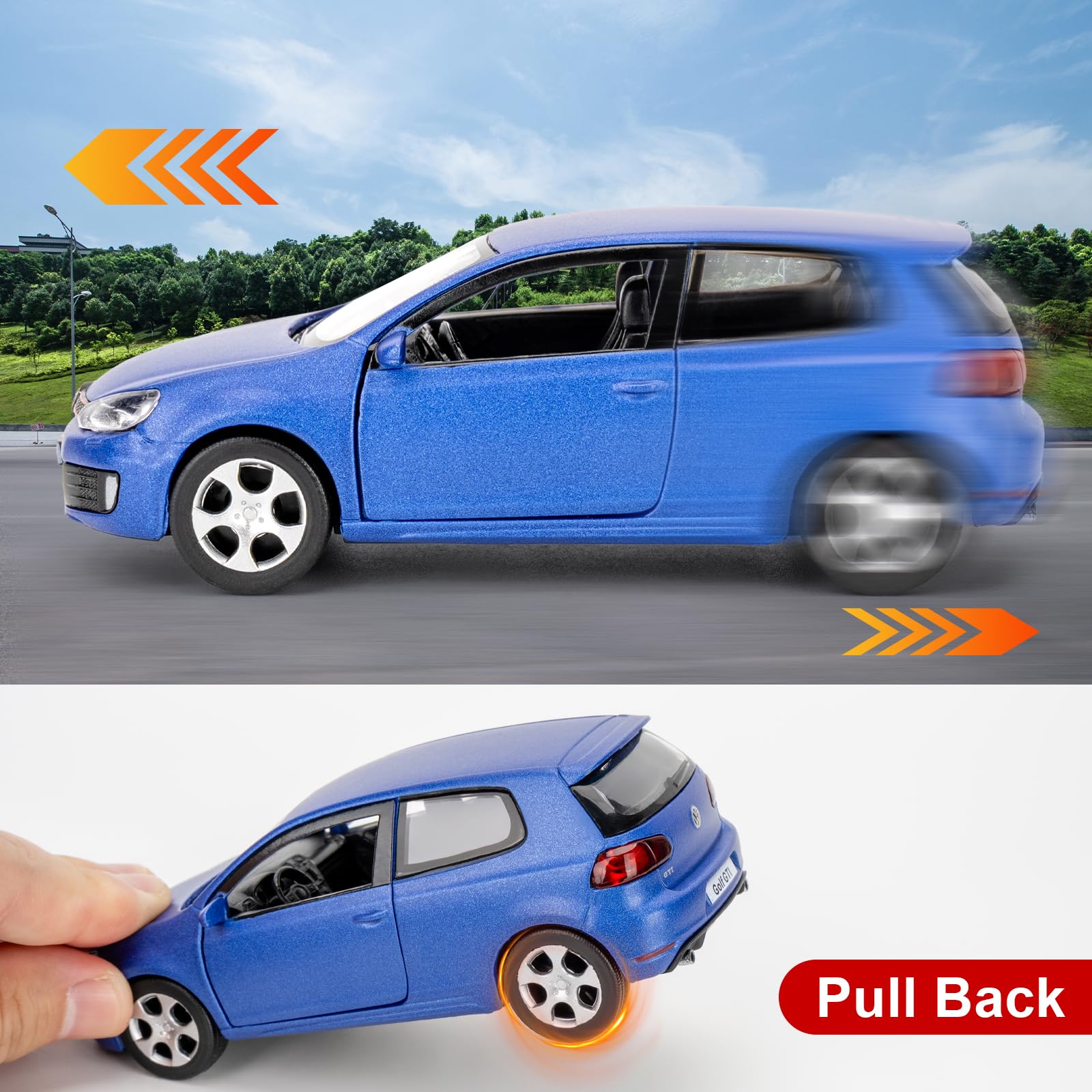 RMZ City Volkswagen Golf GTI Car Model - Image 3
