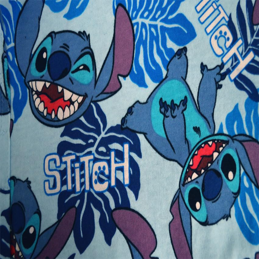 MJC Men's Disney's Lilo and Stitch All-over Stitch Cotton Boxer Shorts3