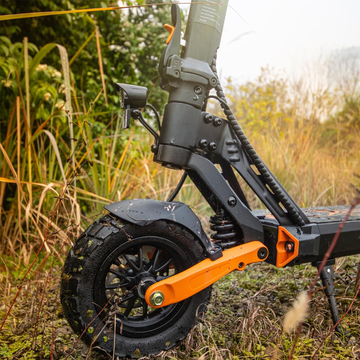 KuKirin G2 Pro (VMP) Patinete Eléctrico Adultos Certificado DGT Homologado VMP 65km Autonomía Neumáticos Vacío 9” Offroad Suspensión Doble Plegable IP54 Frenos Disco 120kg