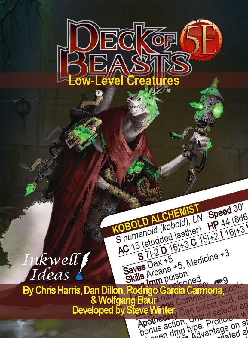 Deck of Beasts: Low-Level Creatures