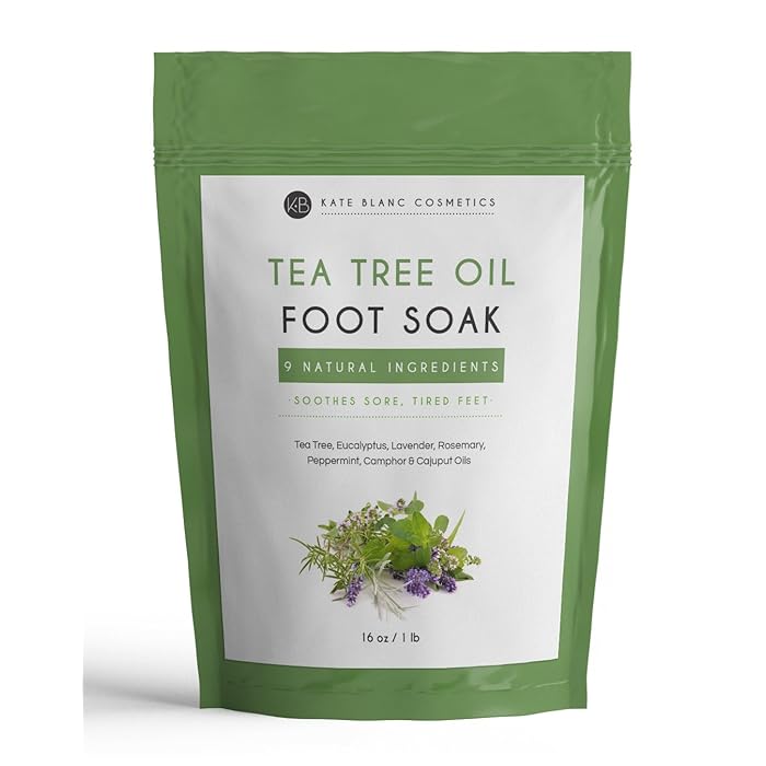 Buy Tea Tree Oil Foot Soak With Epsom Salt by Kate Blanc. Soothes Tired