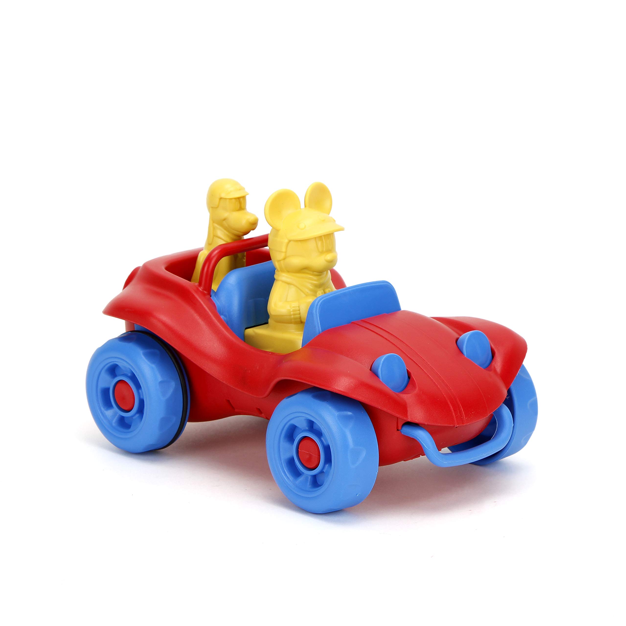 Green Toys Disney Baby Mickey Mouse Push Toy - Pretend Play, Motor Skills, Kids Toy Vehicle. Safe for Babies and Toddlers. No BPA, phthalates, PVC. Dishwasher Safe, Recycled Plastic, Made in USA.