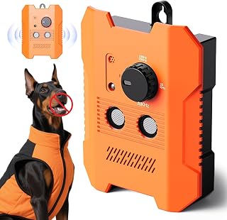 Dog Bark Deterrent Devices: Ultrasonic Anti Barking Device for Dogs | 3 Training Modes 50 FT Range Dog Barking Deterrent Silencer | Dog Barking Stopper Bark Box for Indoor Outdoor