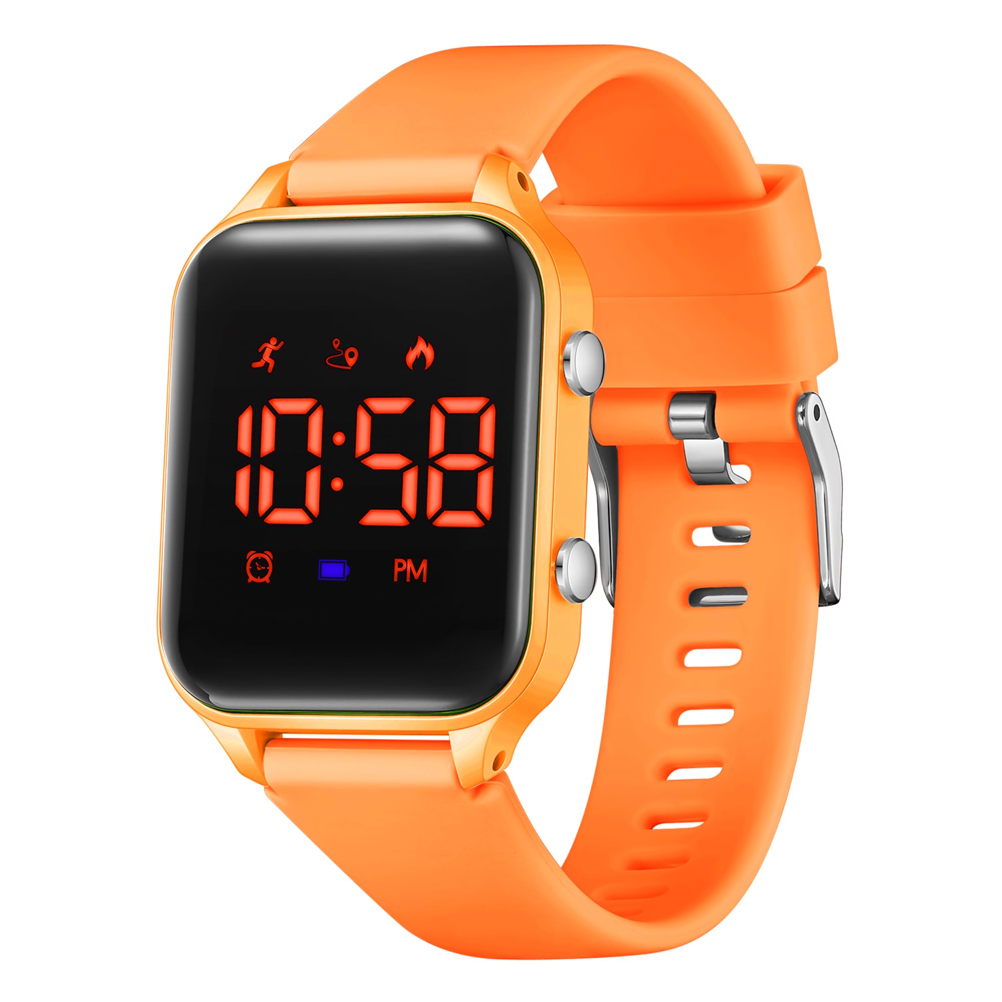 LAVAREDO Kids Digital Watches for Boys Girls,Waterproof Sport Watch with Pedometer Stopwatch Vibration Alarm for Ages 5-13,No App Fitness Tracker Watch for Kids Teens Birthday Gifts