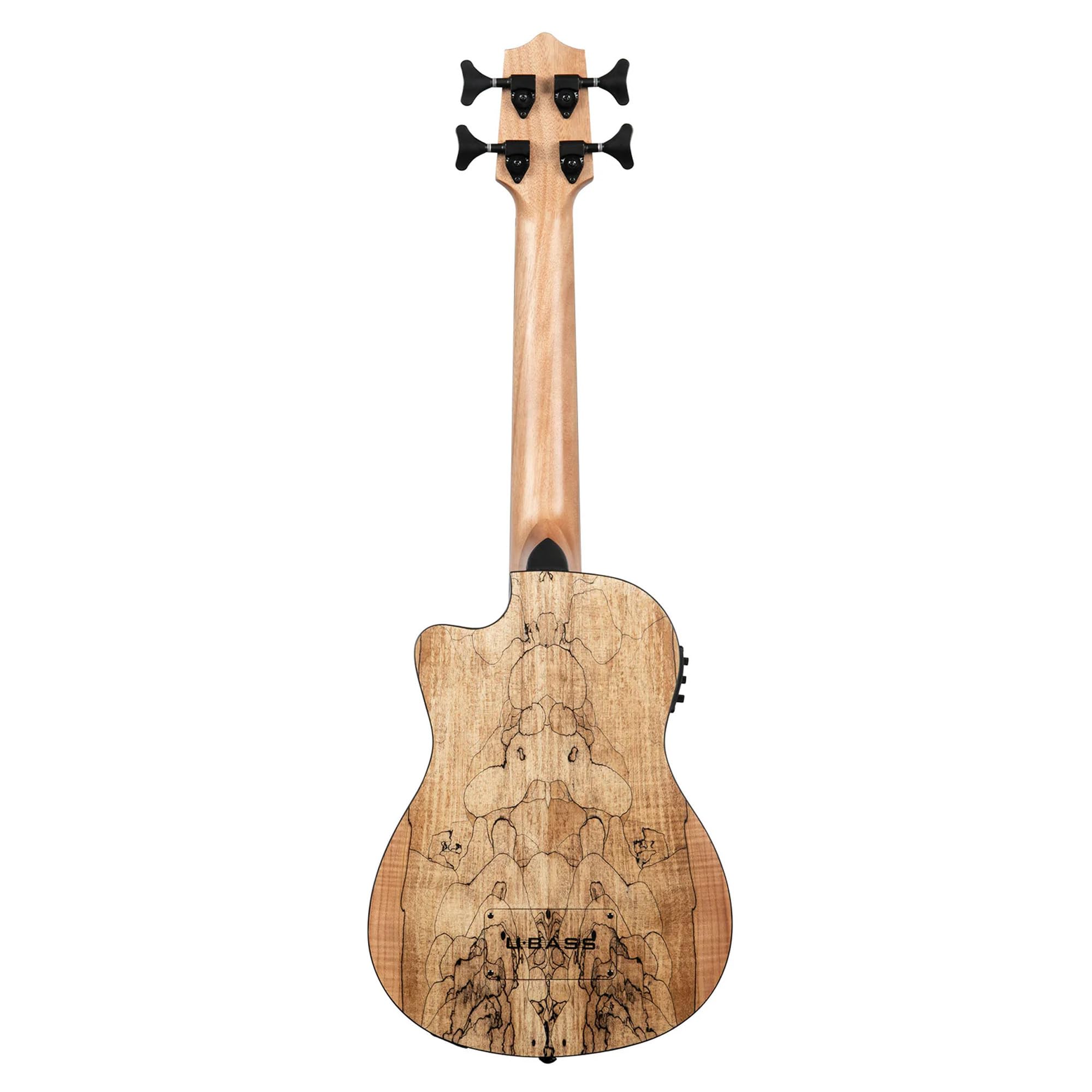 Kala UBASS-SP-MAPL-FS Ukulele Basso Elettrificato Amplificato Spalted Maple