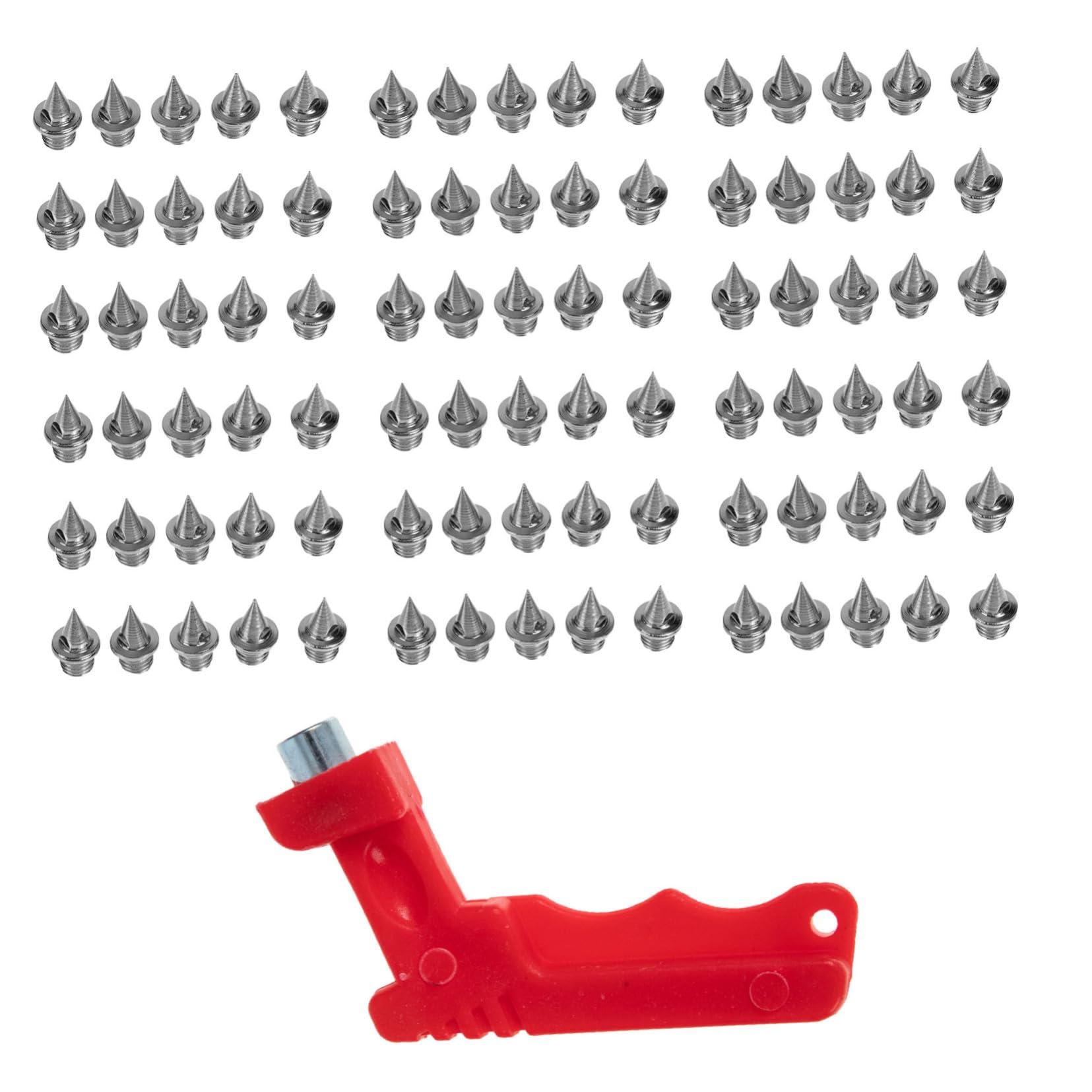 Mikikit 1 Set Golf Spikes Sprinting Shoes Nails Replacement Spikes for Track Shoes Athletics Spikes Sprint Sports Shoes Nail Spikes Shoes Spikes for Running Shoes Running Accessories Steel