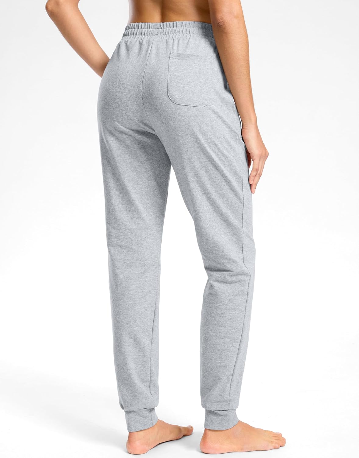 G Gradual Women's 30"/32"/34" Inseam Tall Sweatpants Cotton Joggers with Zipper Pockets Yoga Lounge Athletic Pants for Women - Image 3