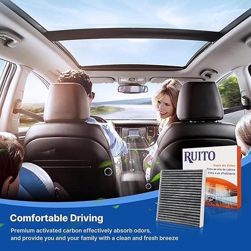 Miniatura 7 de RUITO Filtro de aire de cabina, se adapta a 2019-23 S60, 2017-23 S90, 2019-23 V60, 2020-23 V60 Cross Country, 2018-21 V90, 2017-23 V90 Cross