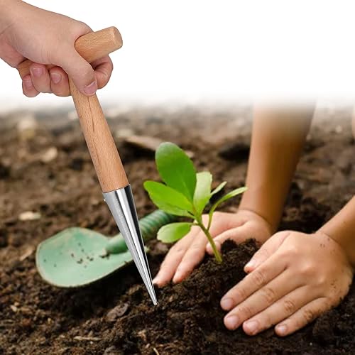 Miniatura 4 de Semilla Dibber, Bulbo Dibber, Sembradora portátil de bulbo de planta de mano, sembradora de bulbo de mano para tulipán, narciso, azafrán,