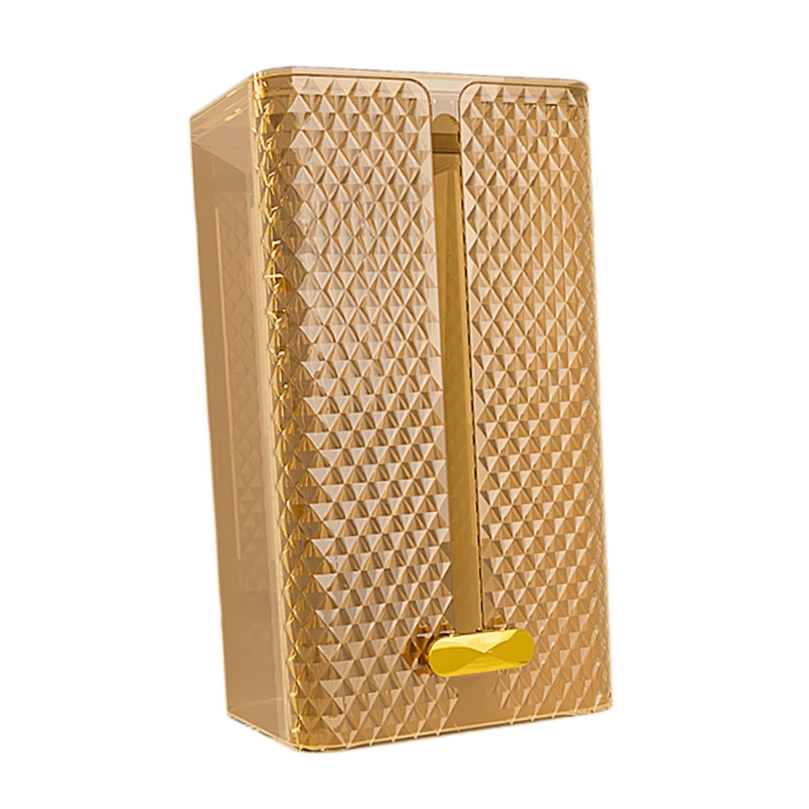 CYDZSRA Gorgeous Decorative Tissue Box Holder Multifunctional Tissue Storage Box For Attractive Bathroom Or Kitchen Spaces Dispenser Storage Kitchen, Yellow, 21.5x12.5x10.2cm
