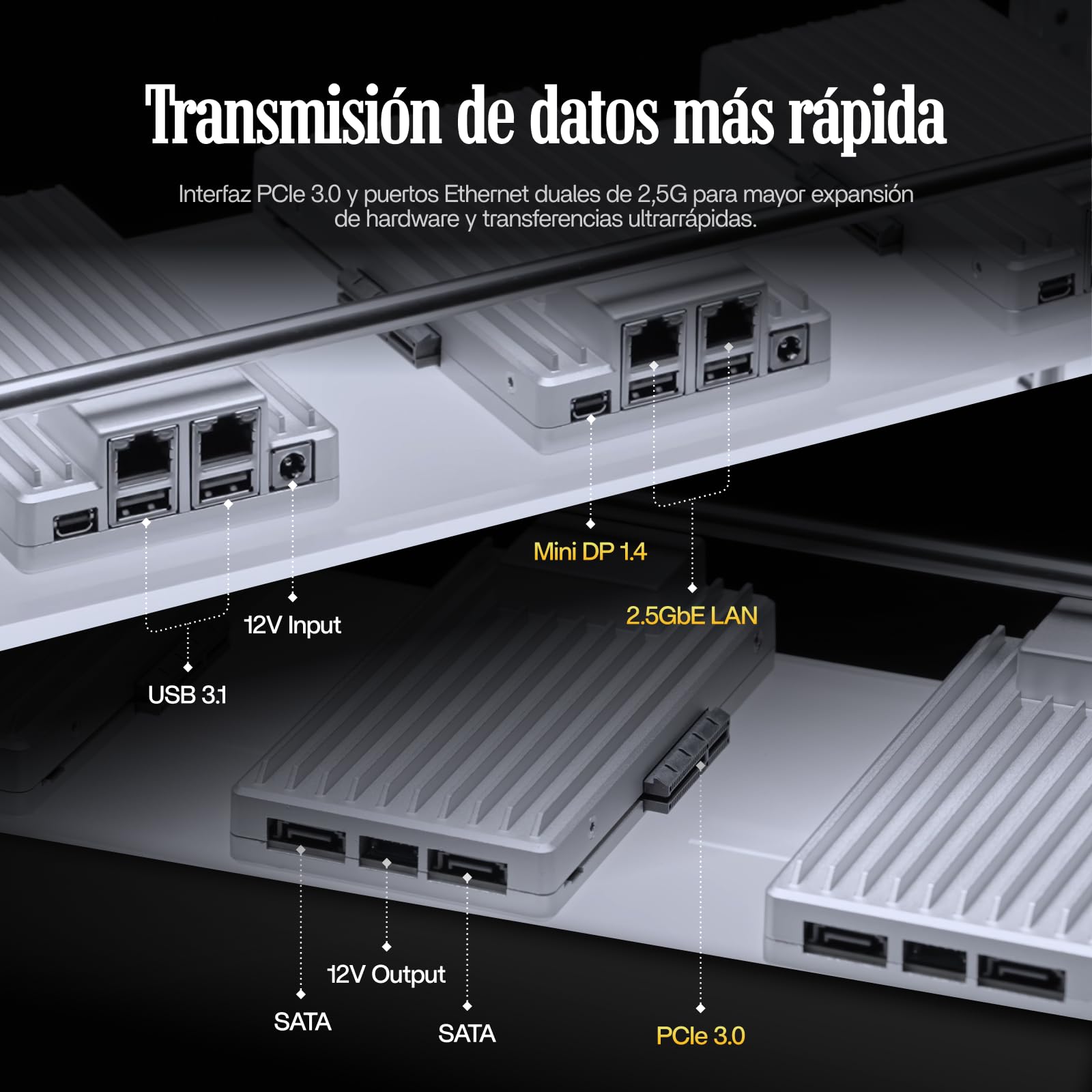 ZimaBoard 2 1664 x86 Servidor de Placa Única Mini NAS DIY Nube Personal con Intel N150 4 Núcleos, 16GB LPDDR5 RAM, PCIe 3.0, Doble LAN 2.5G, Almacenamiento en Red Barebone para Hogar/Oficina