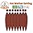 Ginger Braiding Hair Pre Stretched 20 Inch 8 Packs Braiding Hair Extensions for Crochet Box Braids Twists Locs Hair Itch Free Soft Yaki Texture Hot Water Setting (20inch,350)