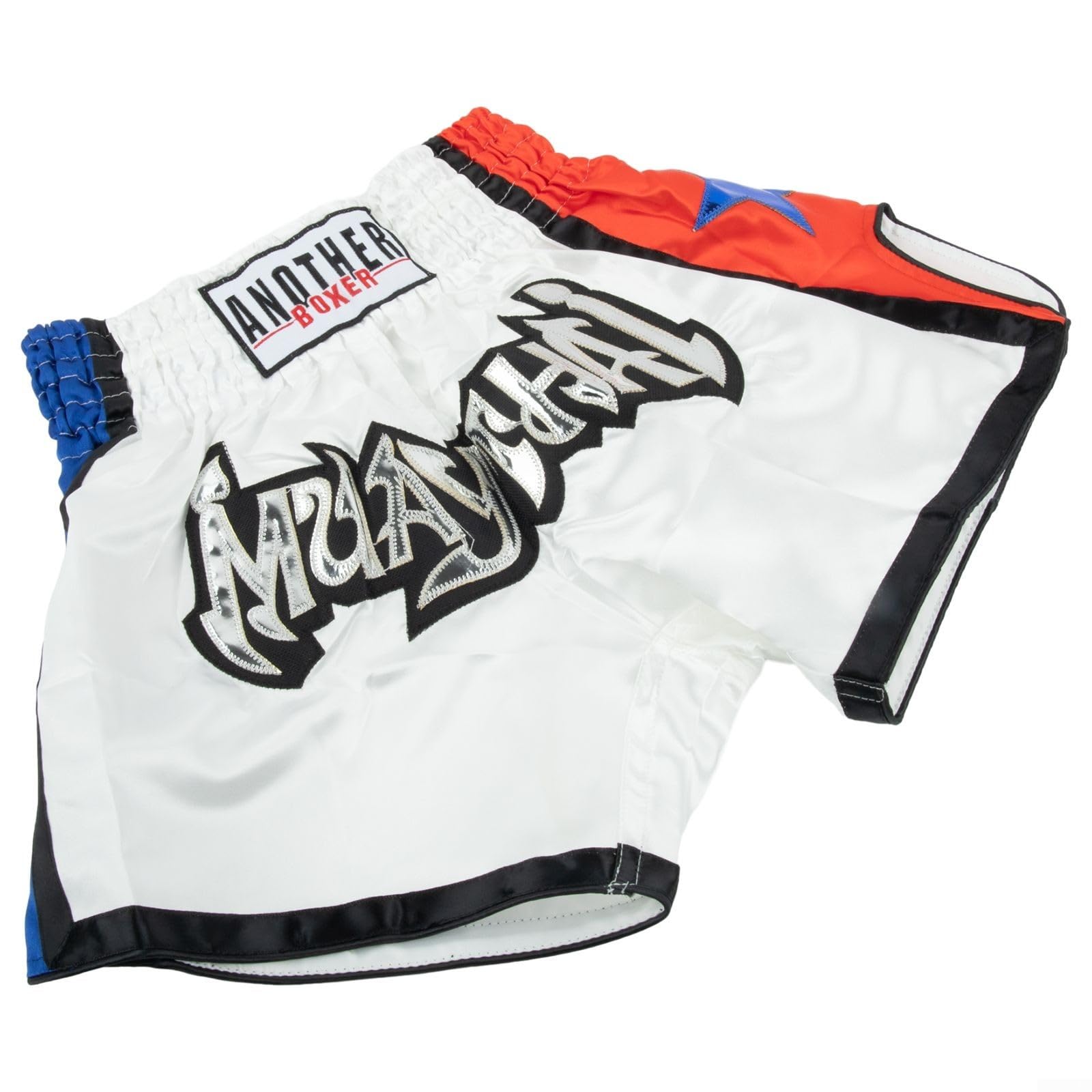 Zoegneer Sport-Shorts, Schwarz und Weiß, Muay Thai-Shorts, Fitness, Muay Thai-Shorts für Thi-Boxen, MMA, Kickboxen