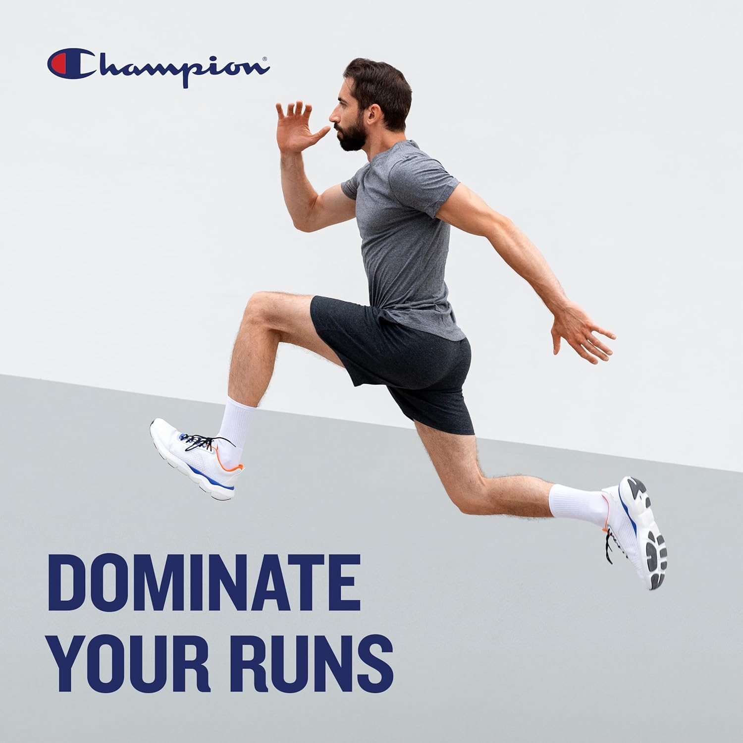 Champion Gym Shorts Men Big and Tall - 2 Pack Performance Dry Fit Running Shorts - Image 7