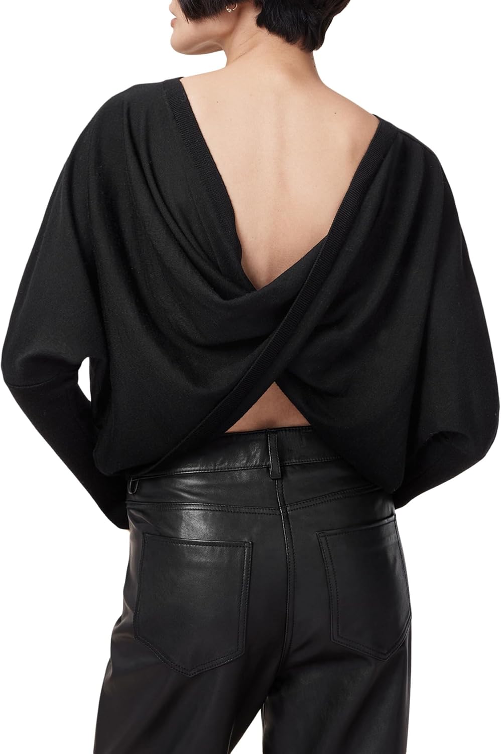 Allsaints Womens Julieana Wrap Jumper - Image 2