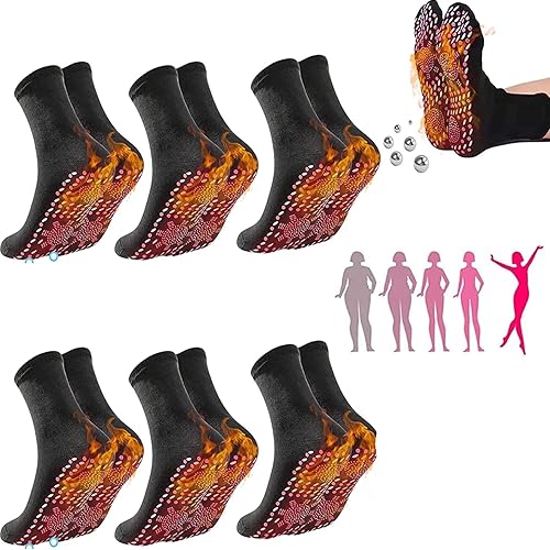 AFIZ - Calcetines de salud adelgazantes de turmalina, calcetines moldeadores de acupresión de turmalina, calcetines adelgazantes de turmalina,