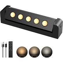 PopoIron Indoor Spotlights with Daily Auto Timer, 5500mAh Rechargeable Picture Lights, Wireless Accent Lighting Dimmable & 3CCT, Remote Control LED Uplighting for Plants, Wall Display & Artwork