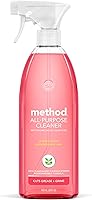 Method Pink Grapefruit All-Purpose Cleaner Spray, 28 oz - Plant-Based for Counters, Tiles, Stone, Wood, Glass