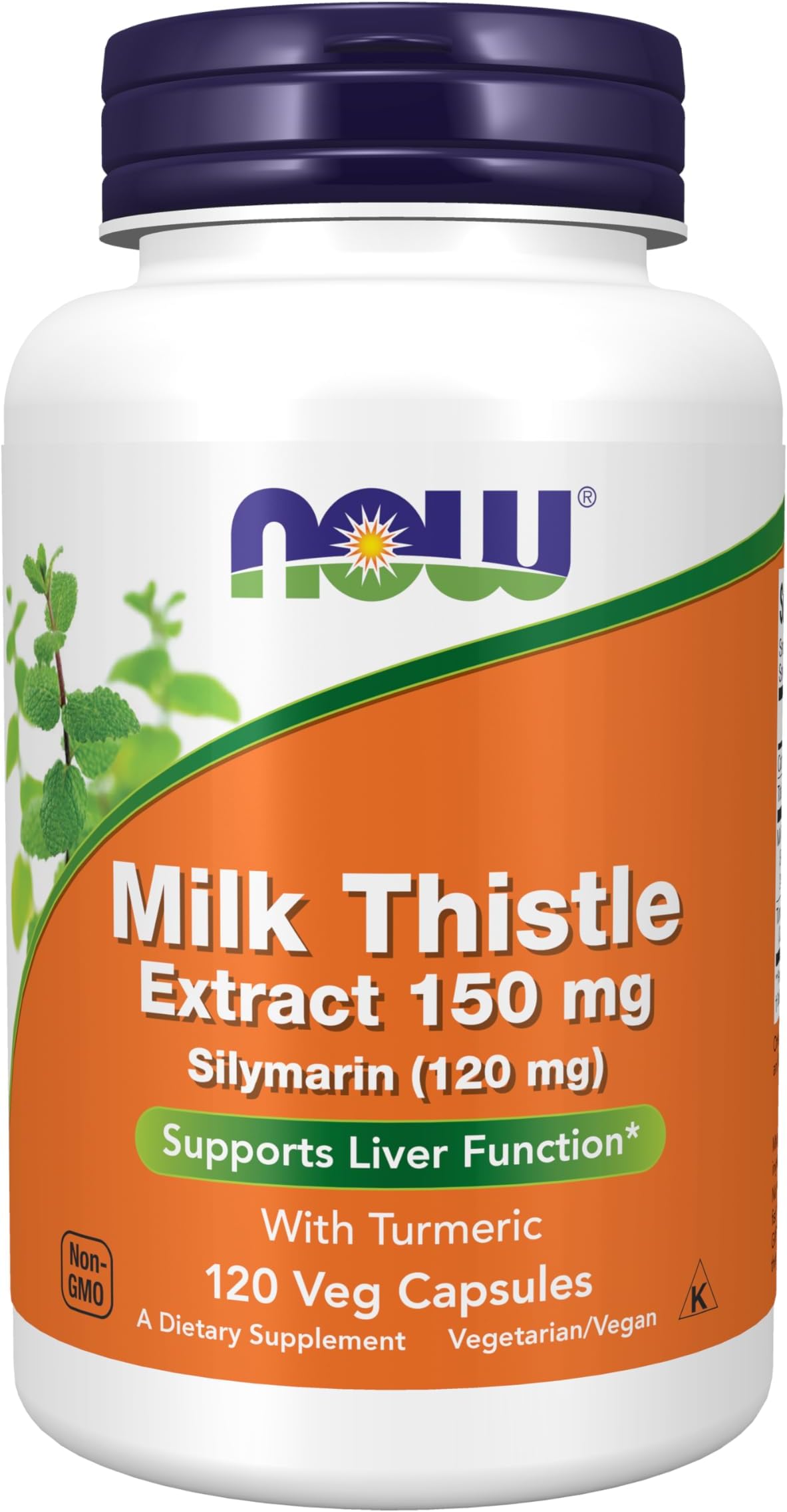 Now Foods Silymarin Milk Thistle 150 mg - 120 Veg Capsules