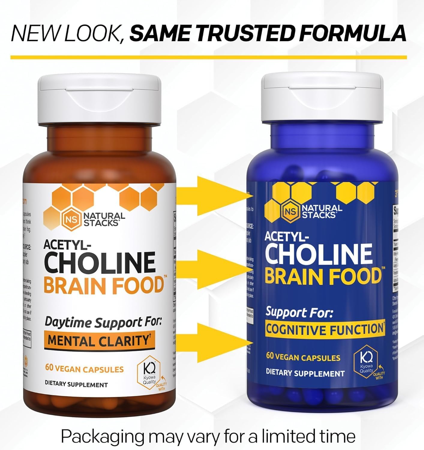 Acetylcholine Brain Food - Acetyl L-Carnitine & Alpha GPC Supplement - Supports Production of Acetylcholine - Neurotransmitter Supplement for Cognitive Function - 120 Capsules - Image 6