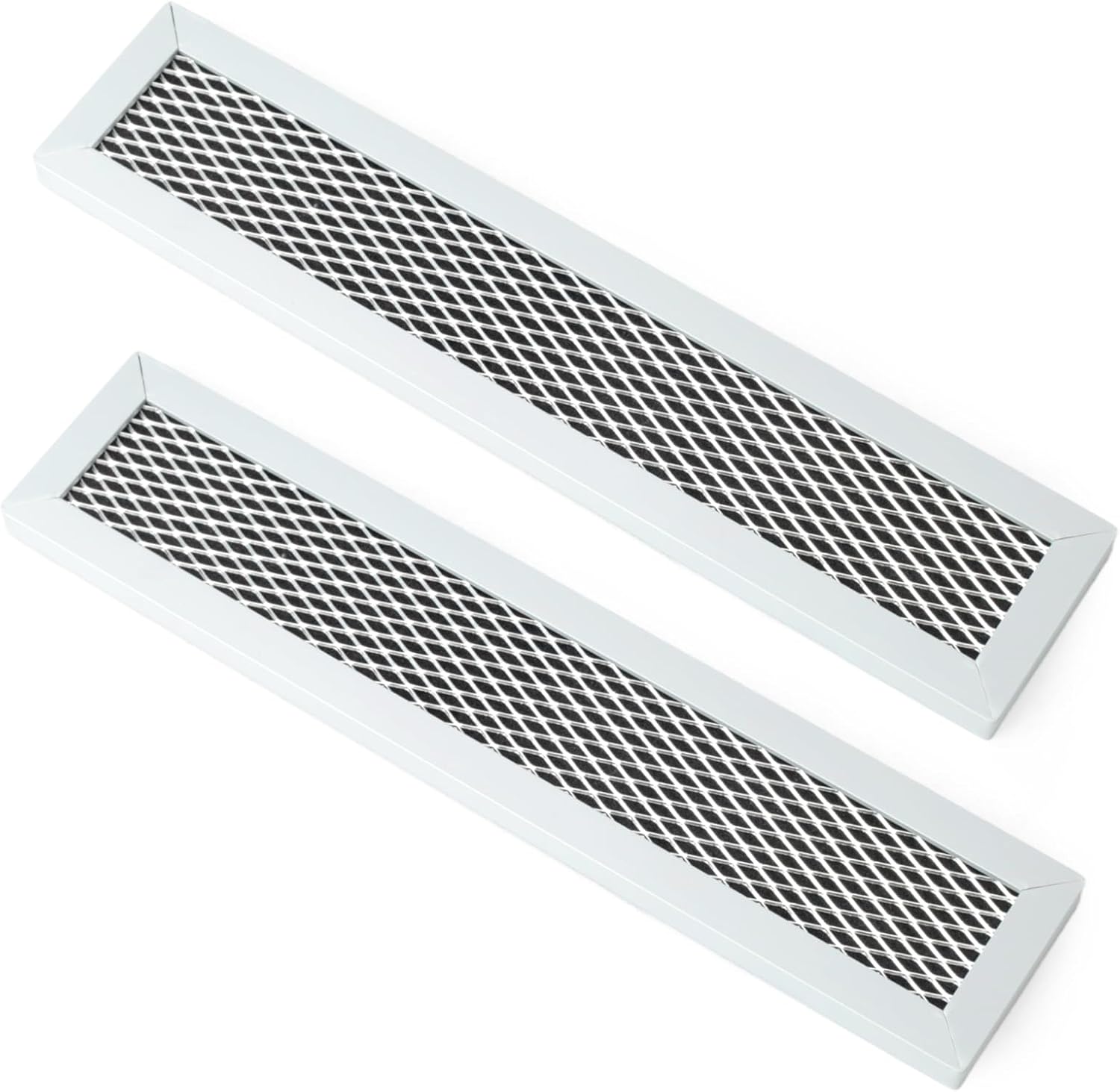2Pcs Microwave Filters Compatible with Frigidaire FGMV17WNVFA FMV152KSA FMV152KBA FMV152KMA FMV152KQA FMV152KWA FMV157GBA Microwave Oven Charcoal Filter Replacement Part