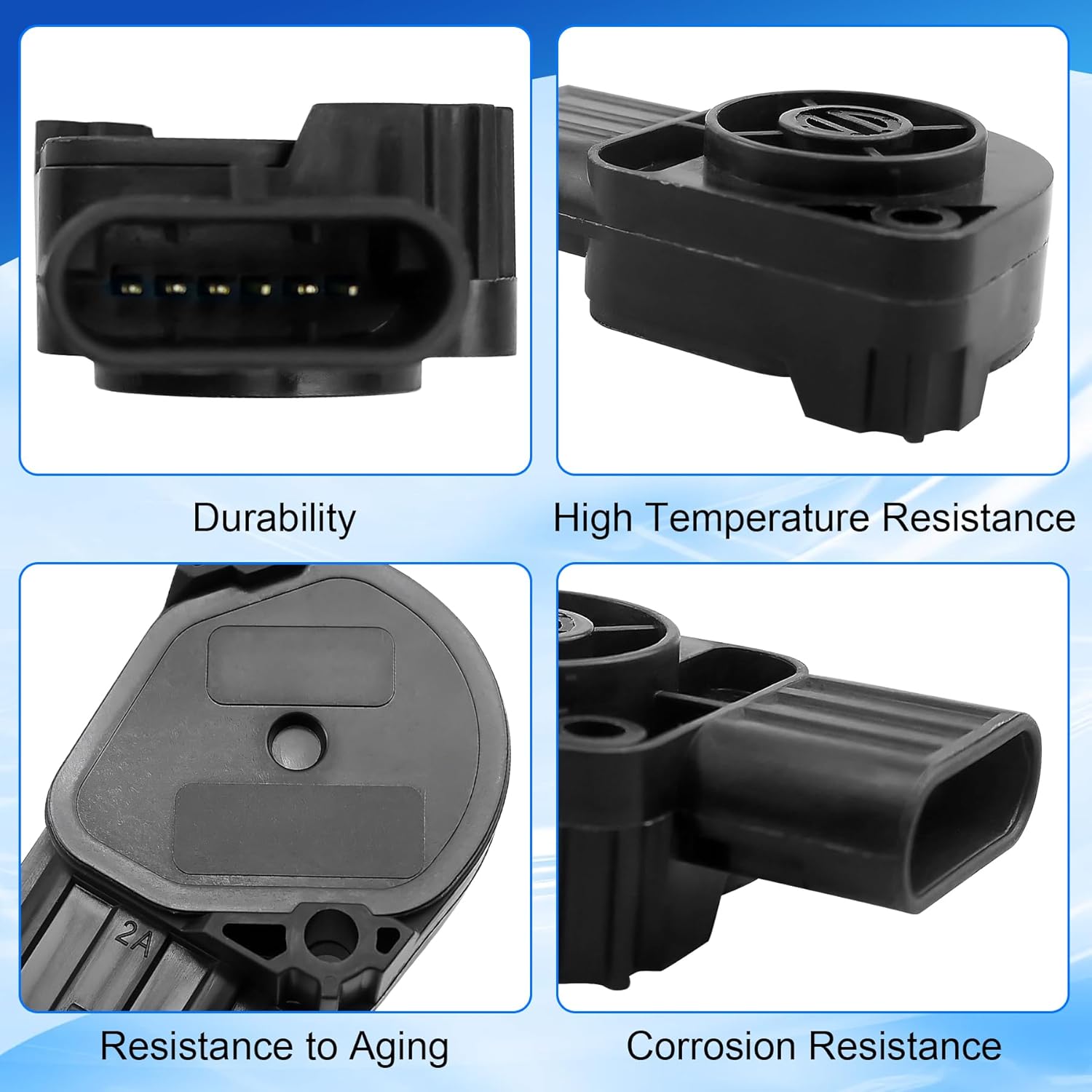 132035 Throttle Position Sensor Fit for Ford Freightliner Peterbilt Sterling Truck Volvo A Series Truck International Replace WIL132035