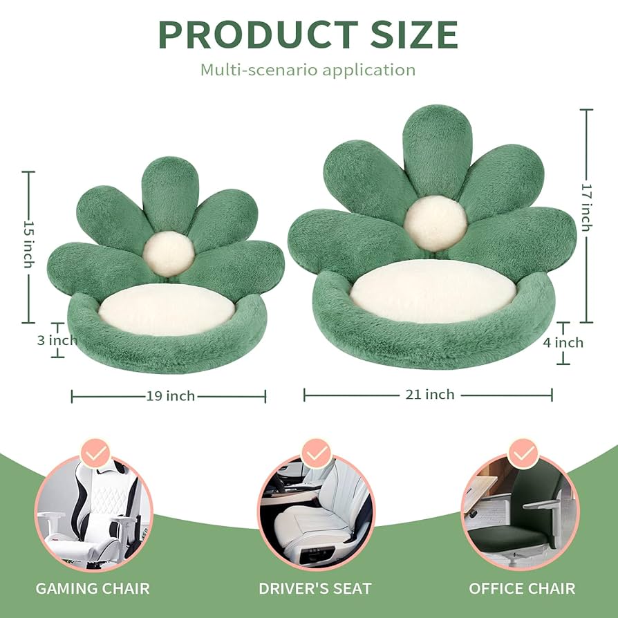 Amazon.com: Ditucu Flower Shape Chair Pillow Cute Seat