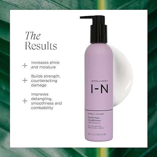 Miniatura 3 de Fortifi-hair Acondicionador hidratante reparador intensivo para cabello seco y dañado, rejuvenece, reconstruye, vegano, 8 onzas